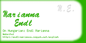 marianna endl business card